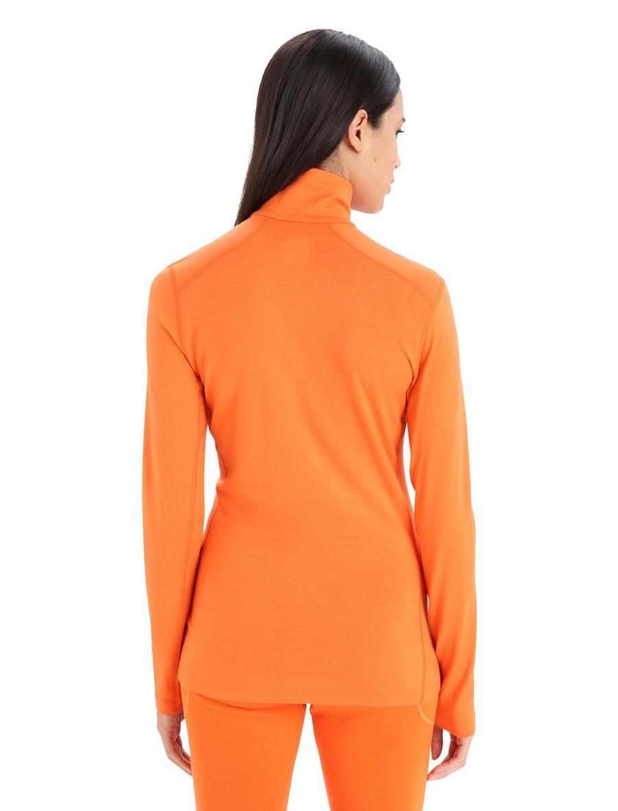 Flash Icebreaker Merino 200 Oasis Long Sleeve Half Zip Thermal Top Women's One Piece & Sets | AU 1753TCEV